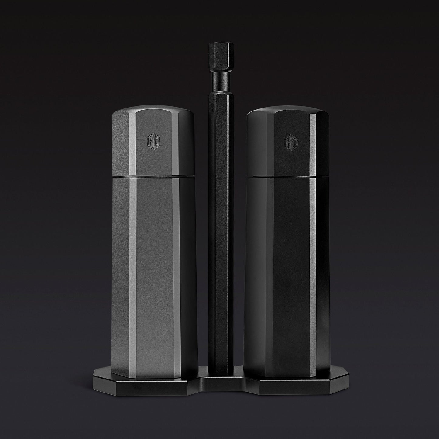 HexMill Tabletop Salt & Pepper Grinder Set