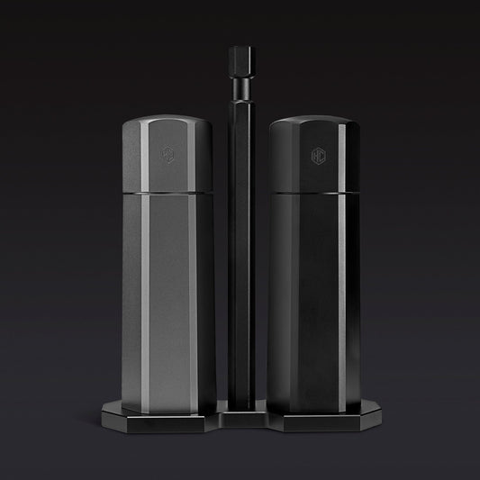 HexMill Tabletop Salt & Pepper Grinder Set