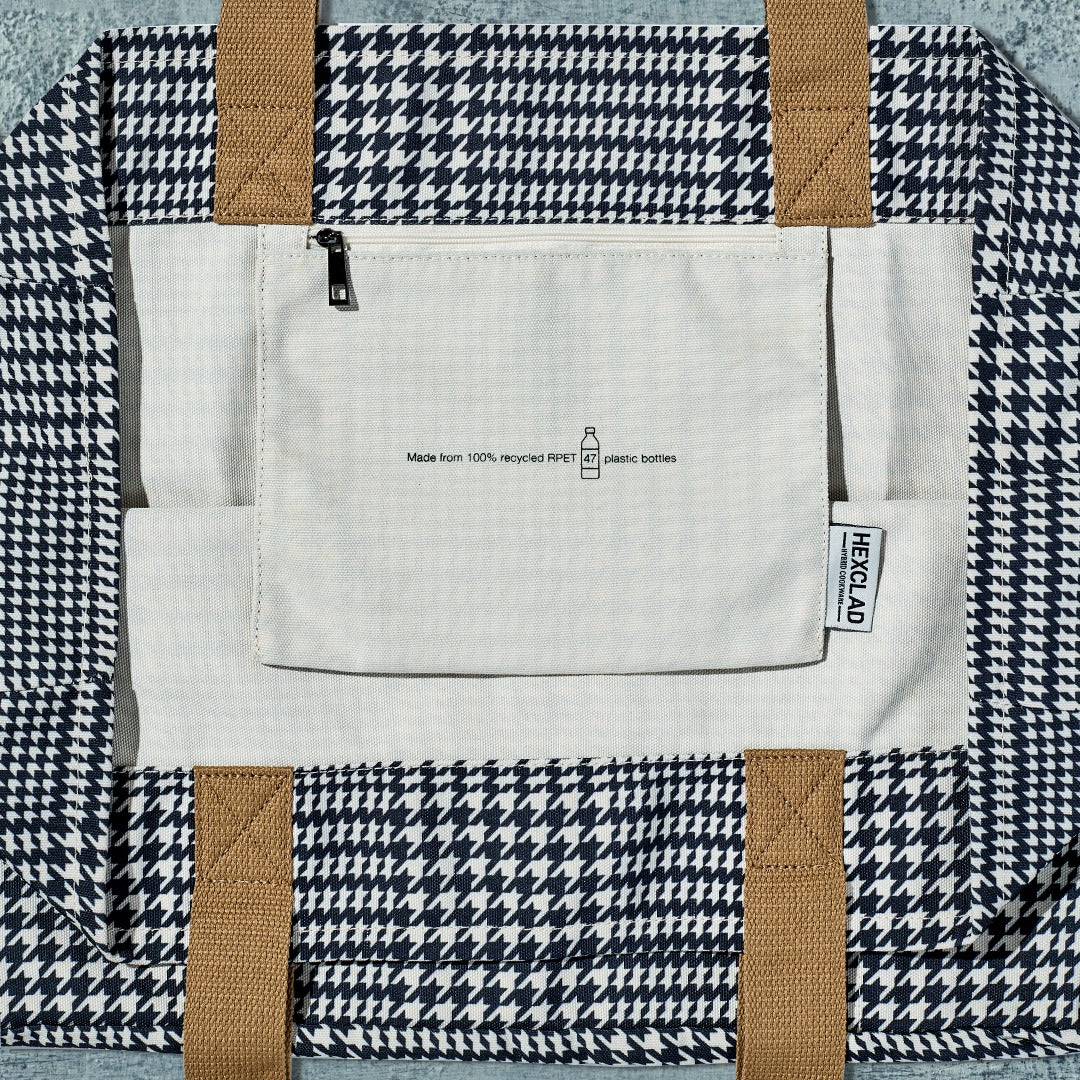 The Everything Everywhere Bag (Houndstooth-Onyx)