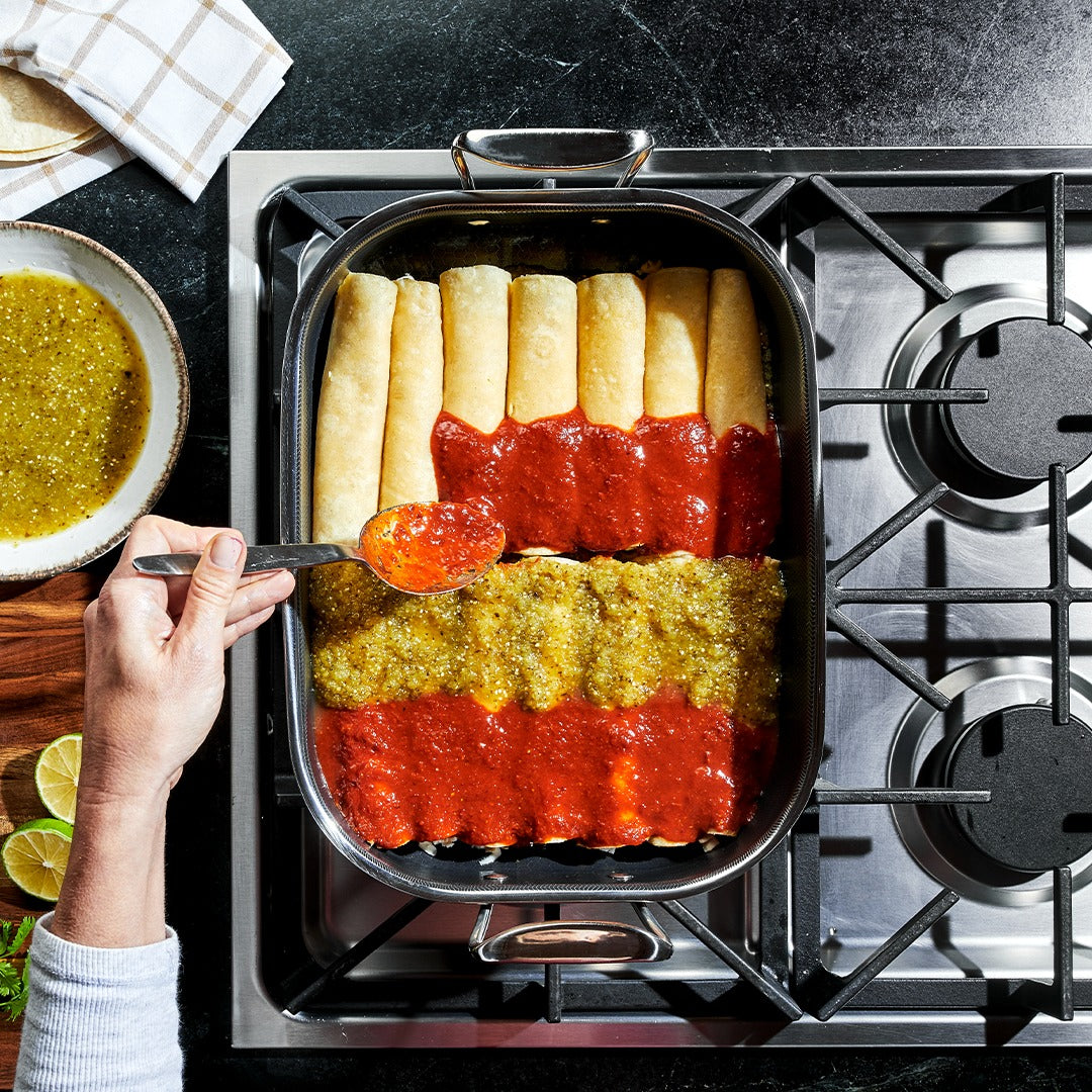 Small Hybrid Roasting Pan with Rack