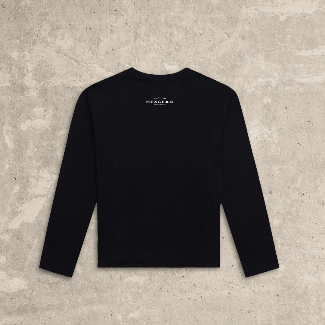 Cursive Hexclad Women’s Long-Sleeve T-Shirt