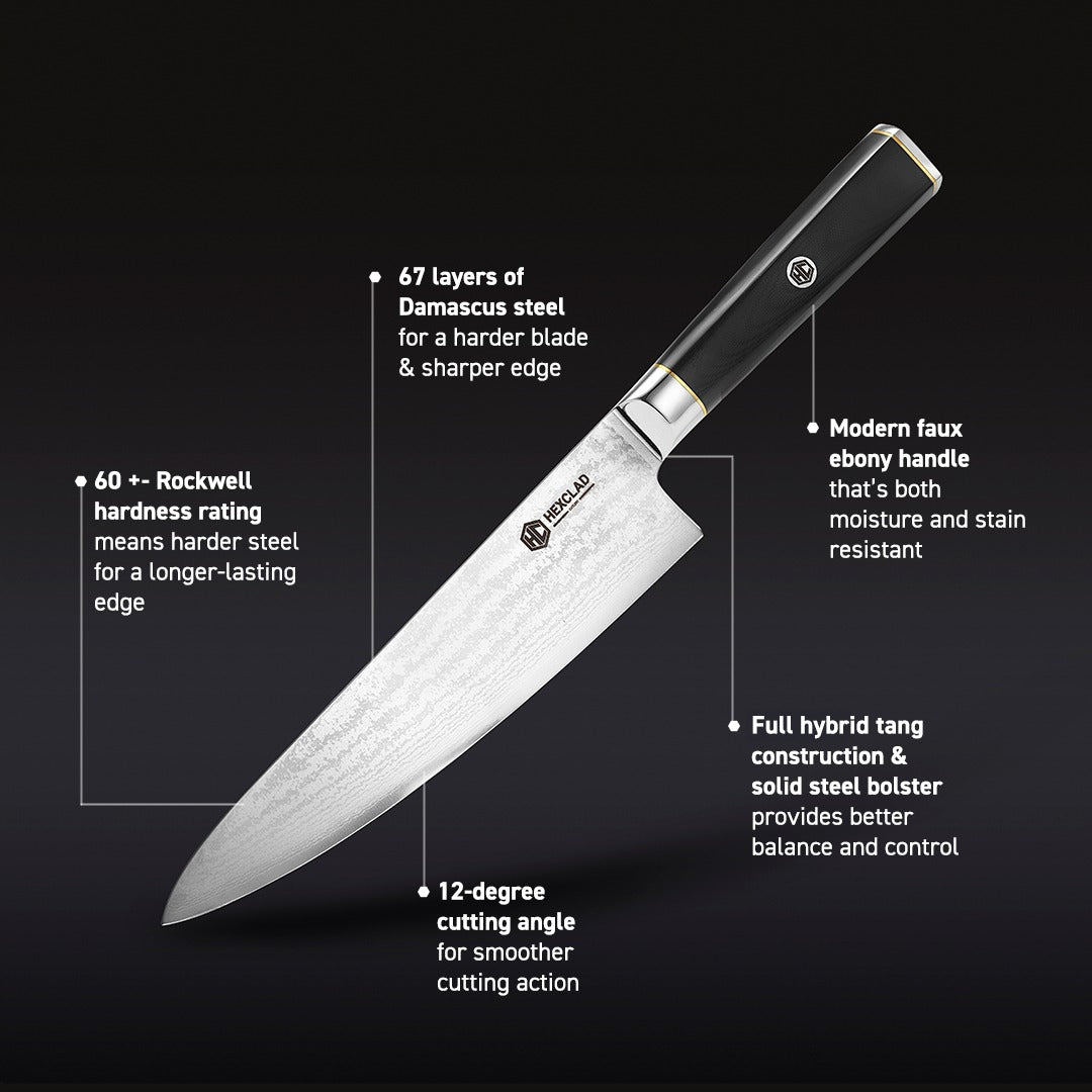 Master Series Damascus Steel Knife Set, 6-pc