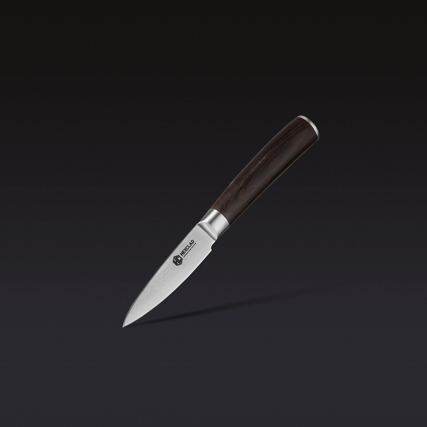 Damascus Steel Paring Knife, 3.5" (Espresso)