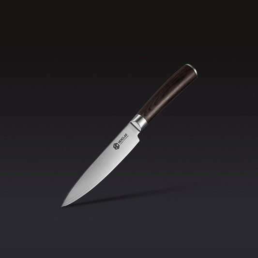 Damascus Steel Utility Knife, 5" (Espresso)